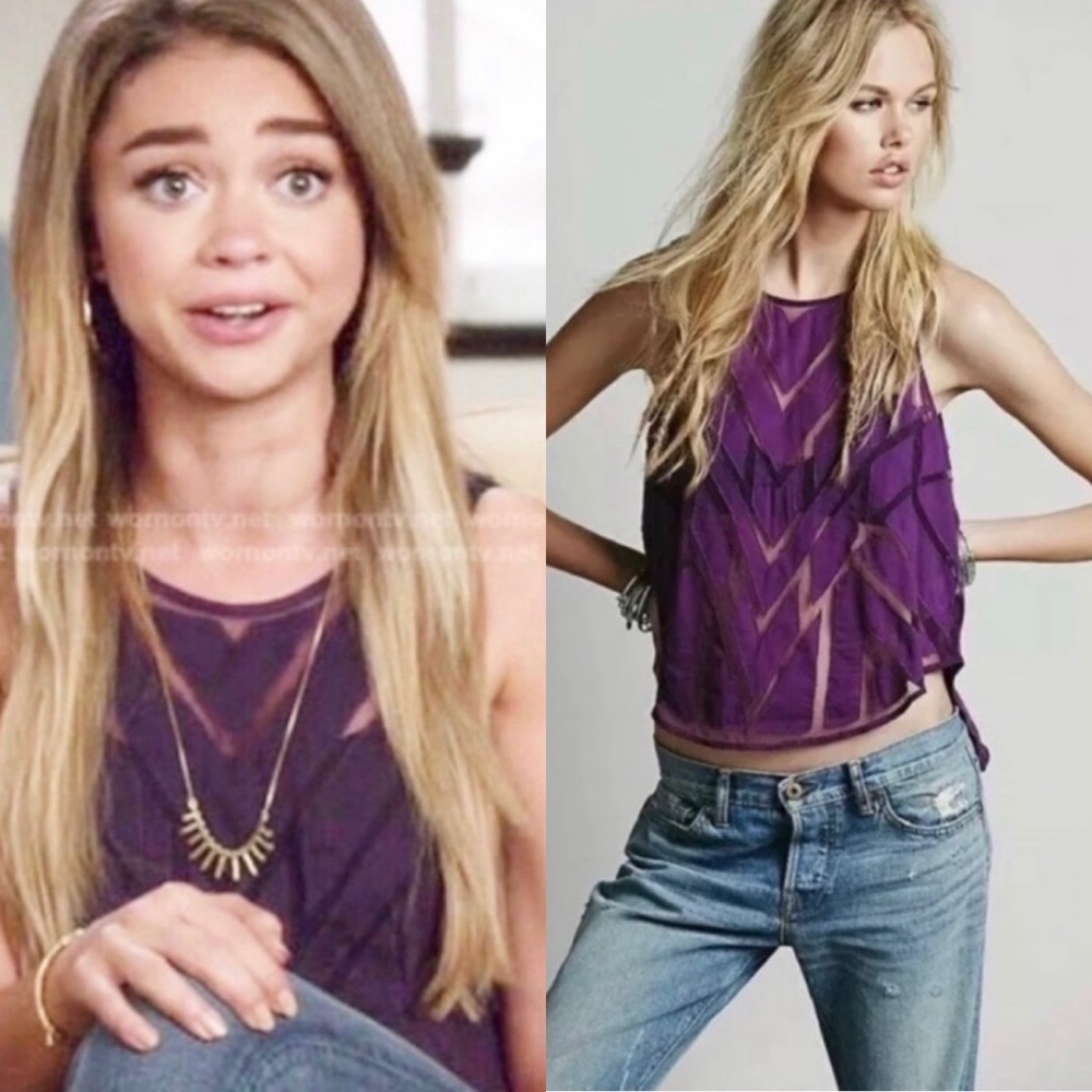 Free People Ethereal Daze Ginger Top